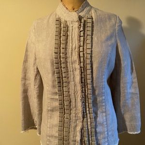 PHILIPPE ADEC Linen Blazer
